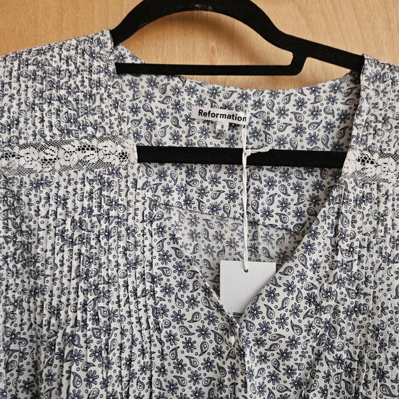 NWT Reformation Livvy Top - Picture 5 of 6